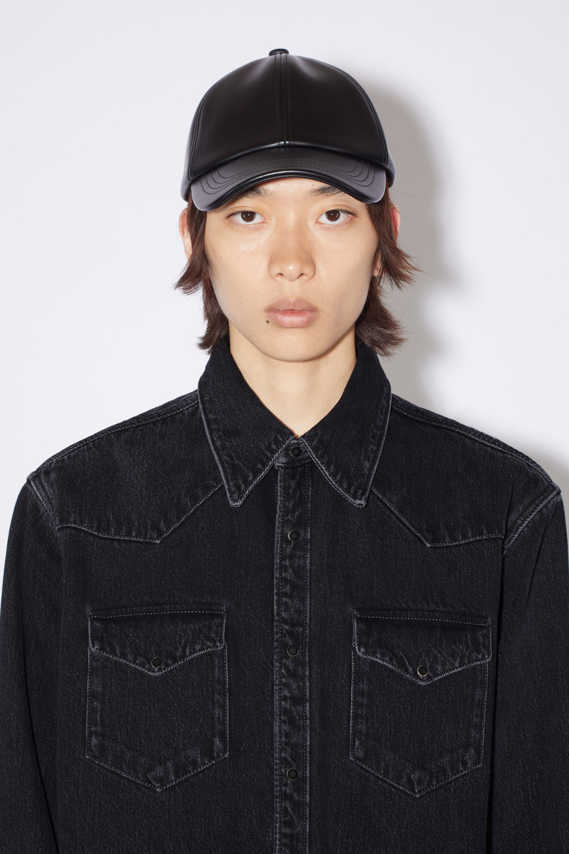 Acne Studios Baseball cap - Black outlook