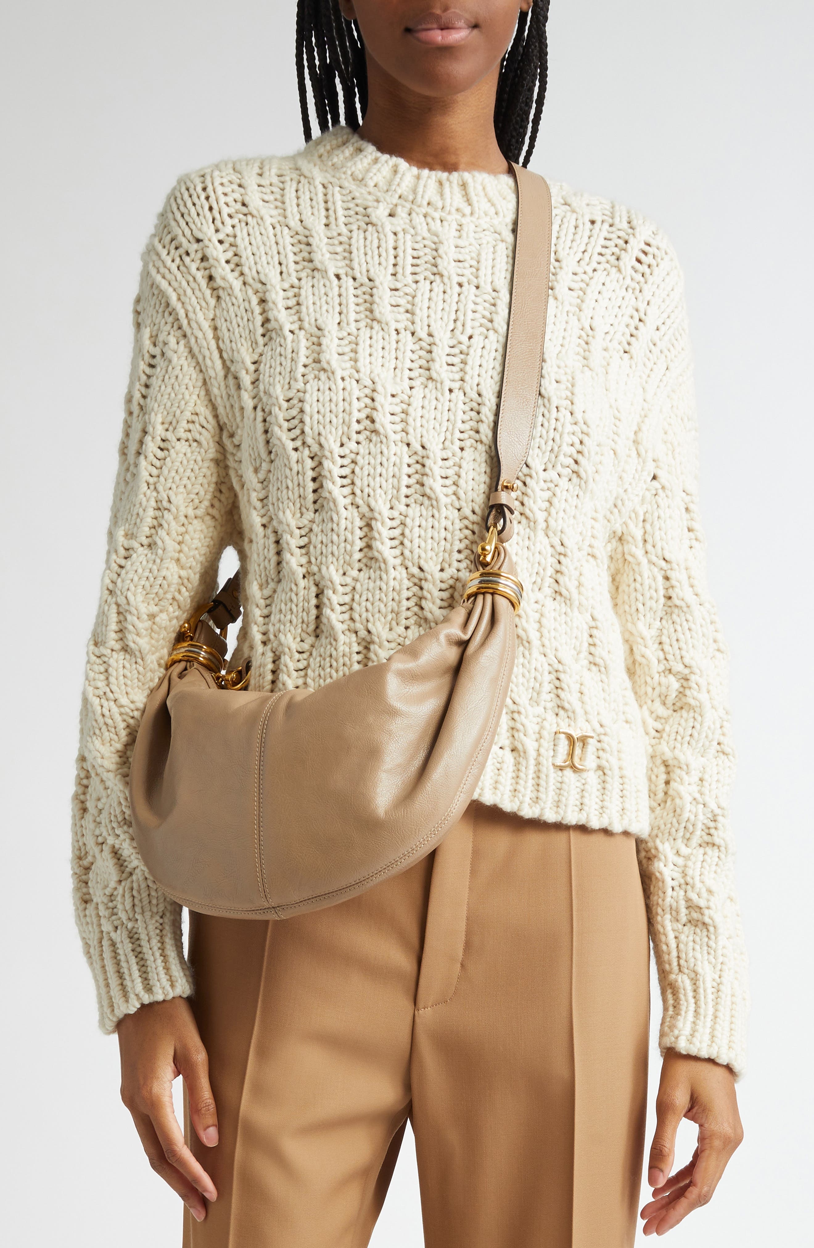 Chloé Small Bracelet Hobo Bag in Boyish Brown at Nordstrom - 2