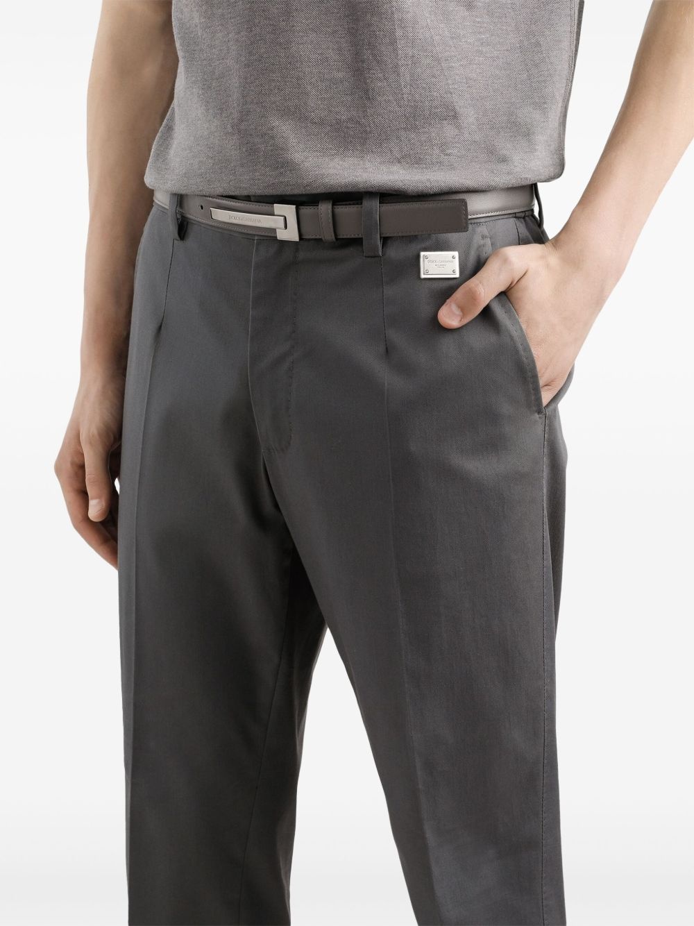 logo-plaque trousers - 4