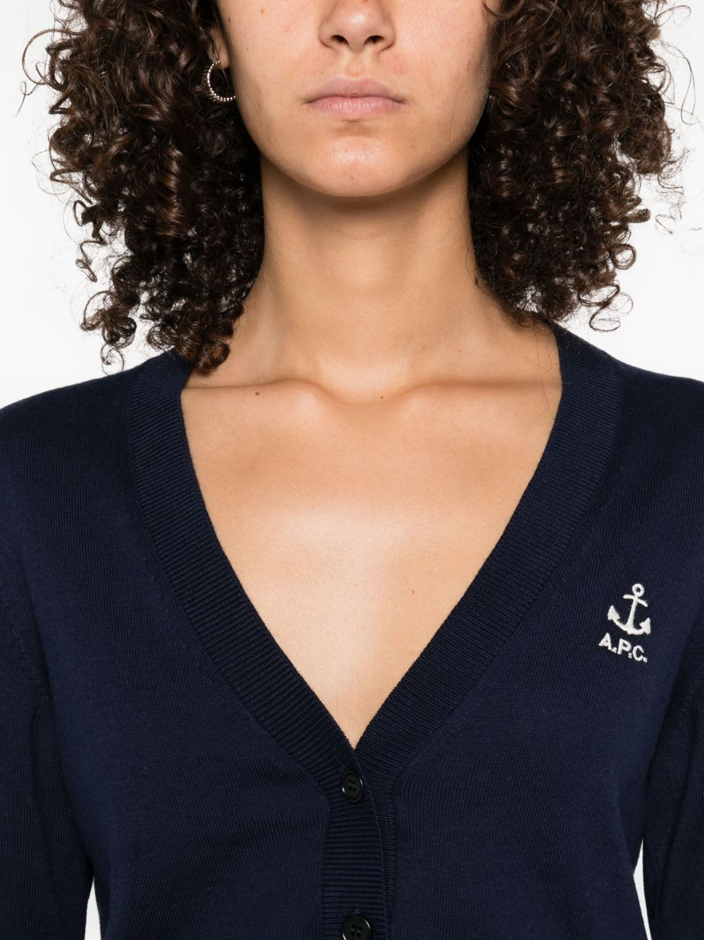 Joséphine anchor-embellished cardigan - 5