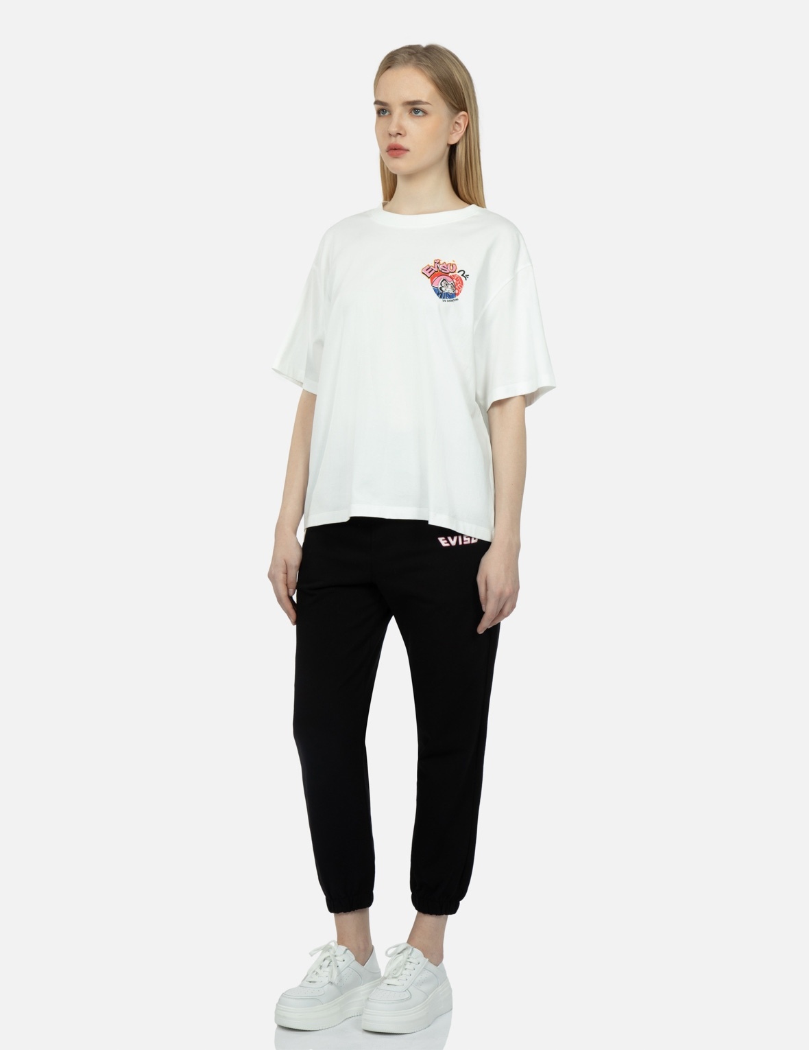GRAFFITI DARUMA DAICOCK PRINT T-SHIRT - 4