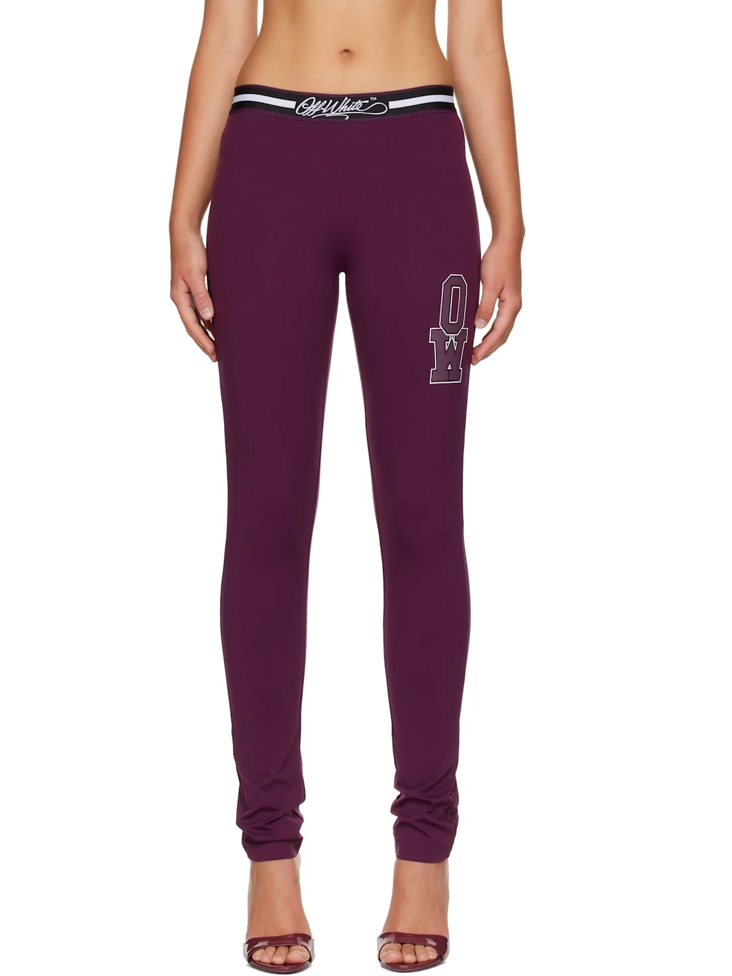 Purple Ly College Sport Leggings - 1