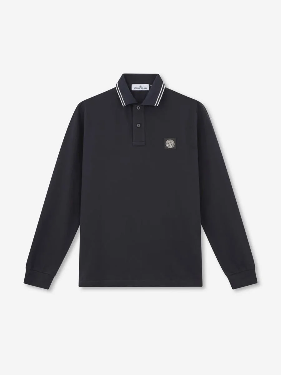 Stone Island Long Sleeve Polo - 1