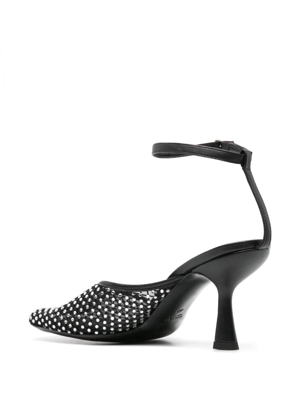 Minette Veil 80mm mesh pumps - 3