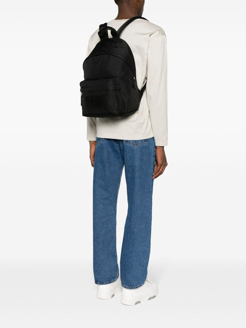 Palm Angels logo-debossed zipped backpack outlook