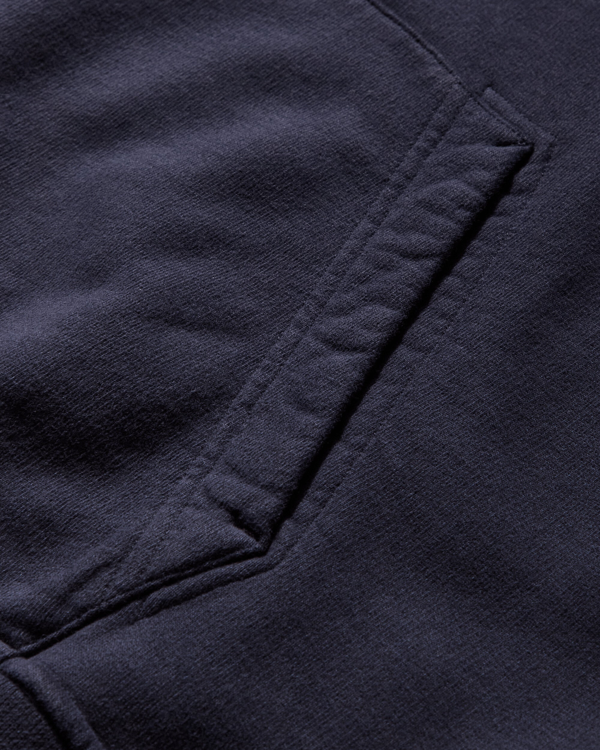 Men's Marina Brushed Organic Cotton Hoodie Navy - 4
