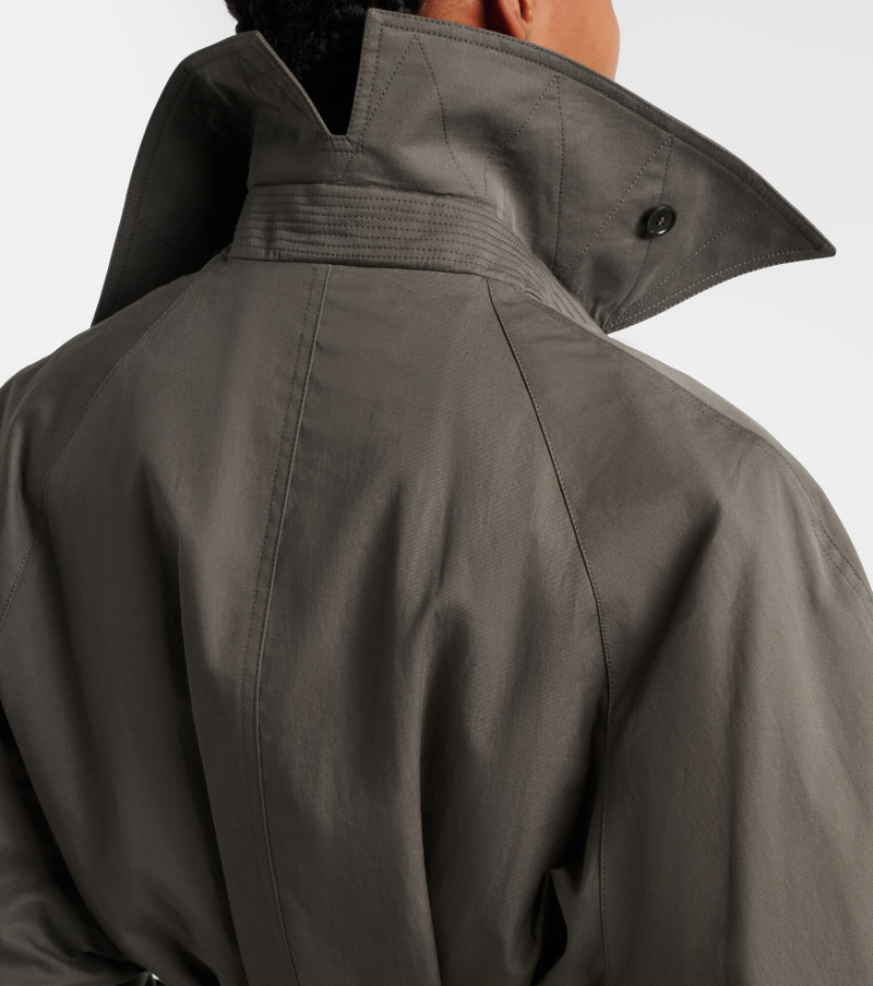 Cotton twill trench coat 6