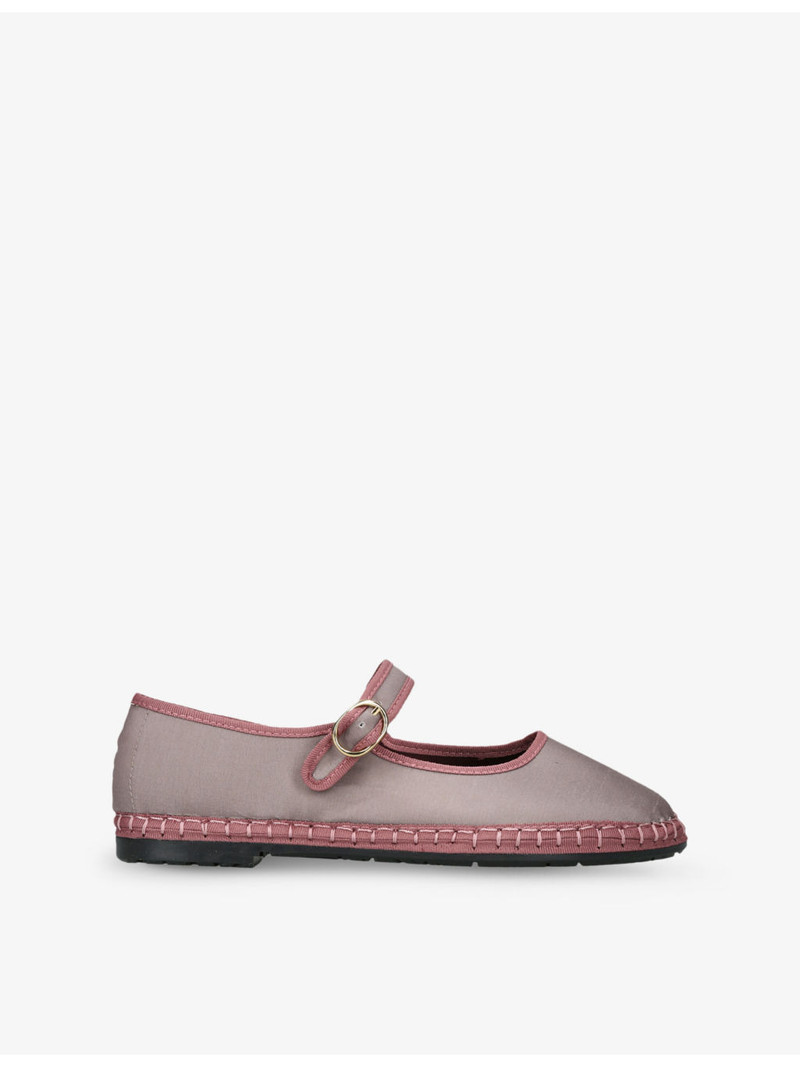 Sula Silk Mary Jane Flats 1
