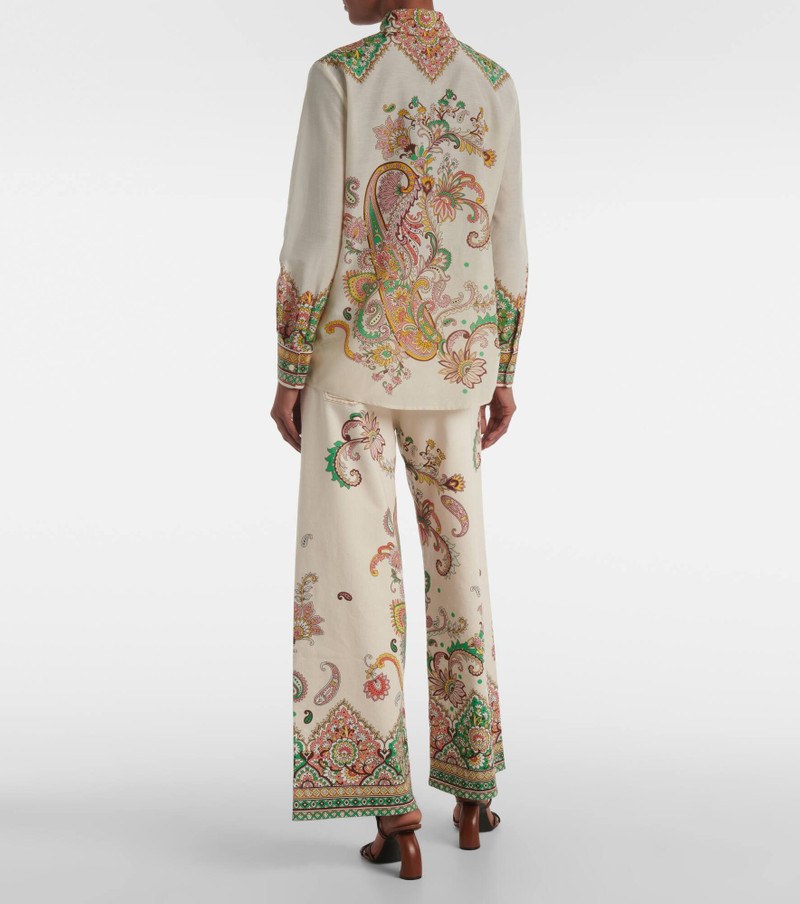 Printed cotton and silk shirt 3