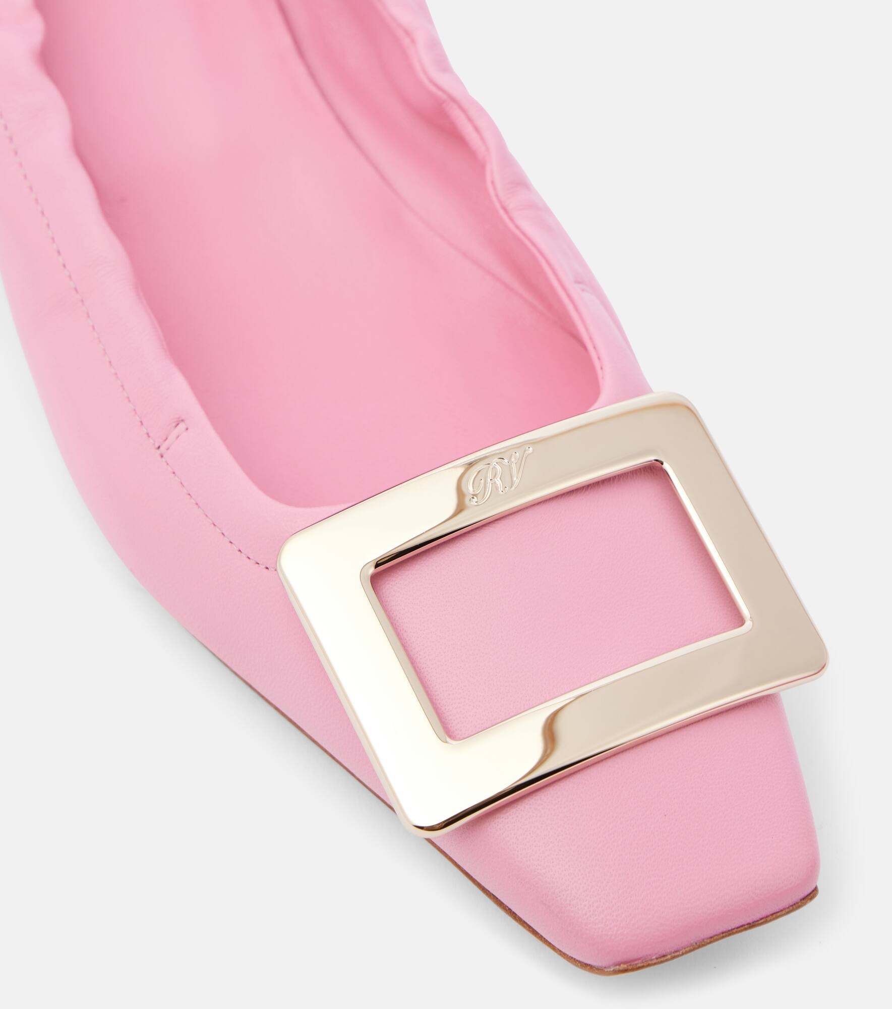 Belle Vivier leather ballet flats - 5