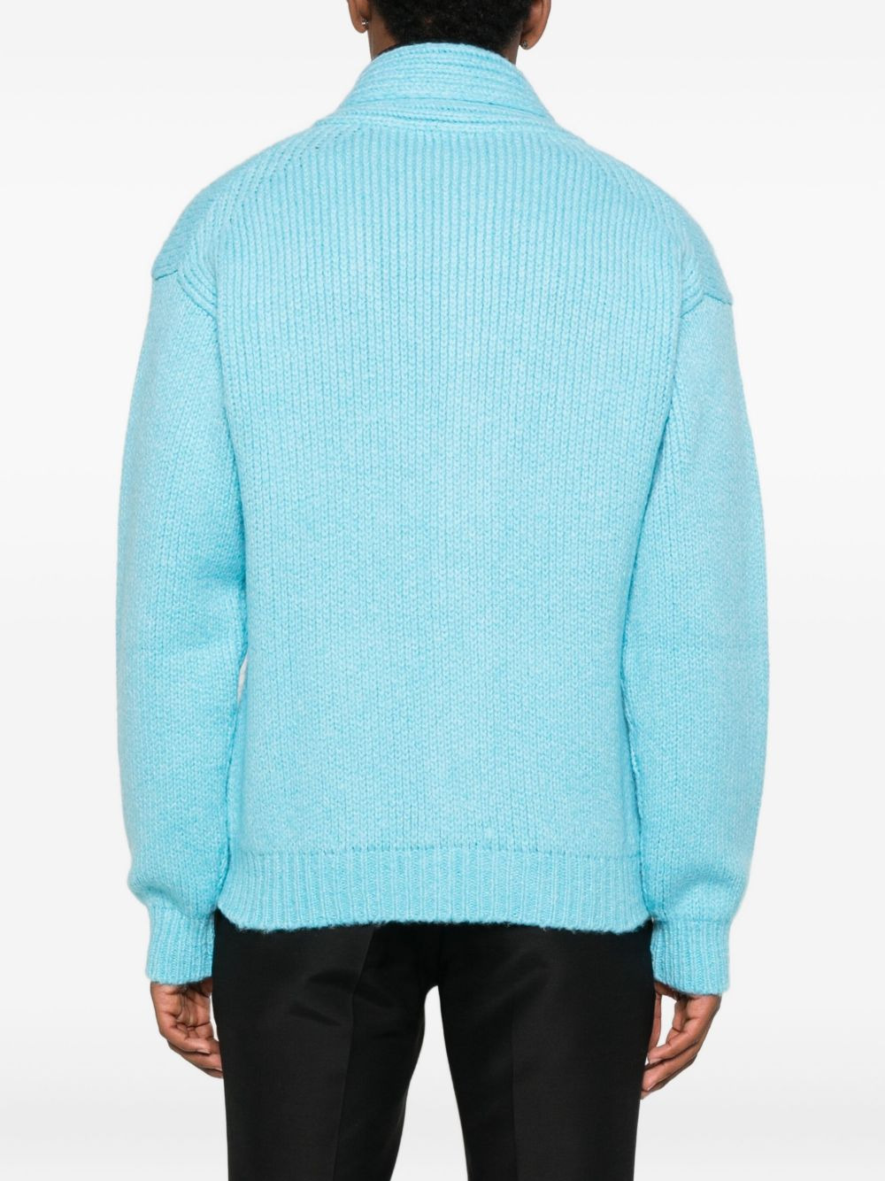 shawl-collar cardigan - 4