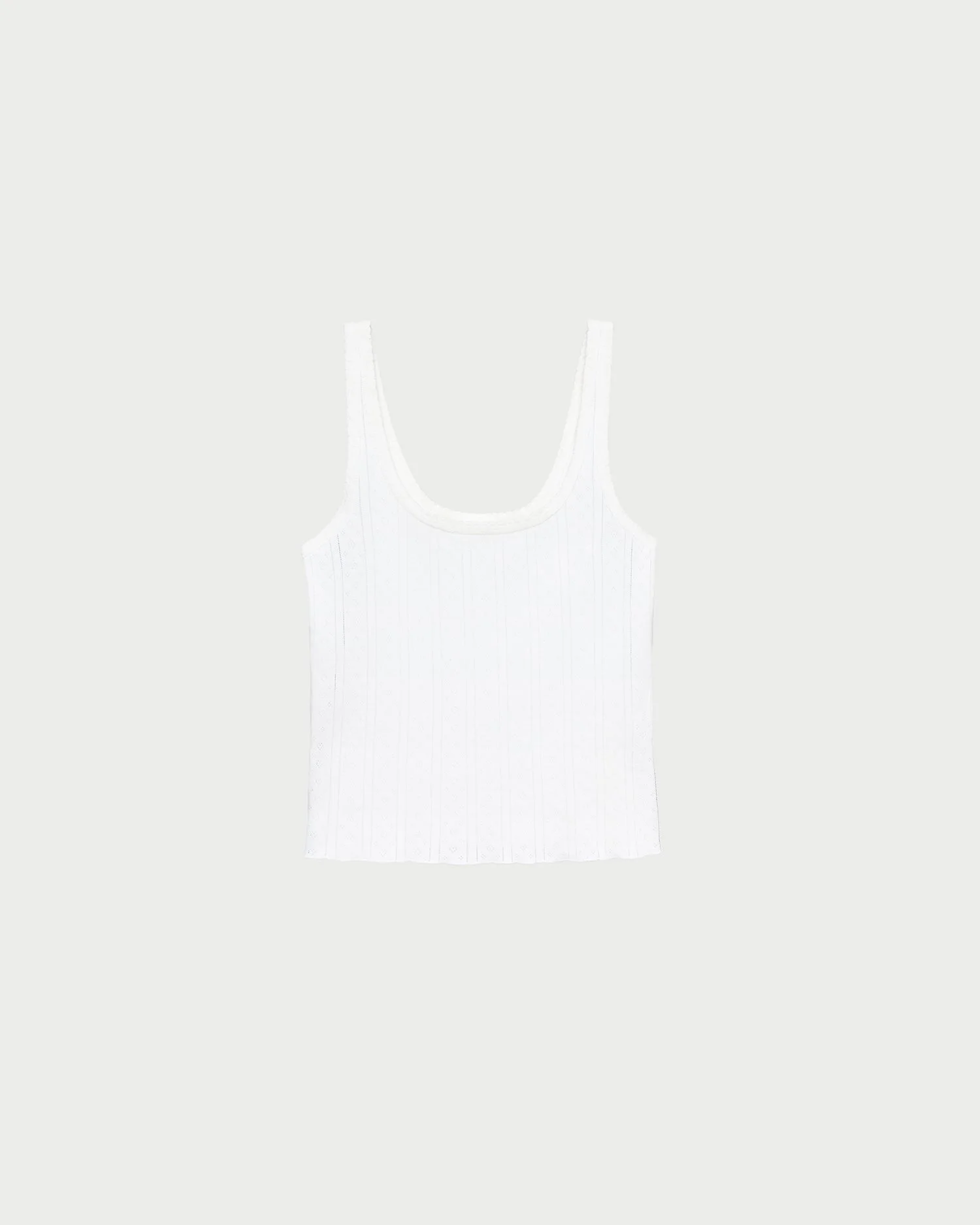 Rylee Pointelle Tank Top - 1