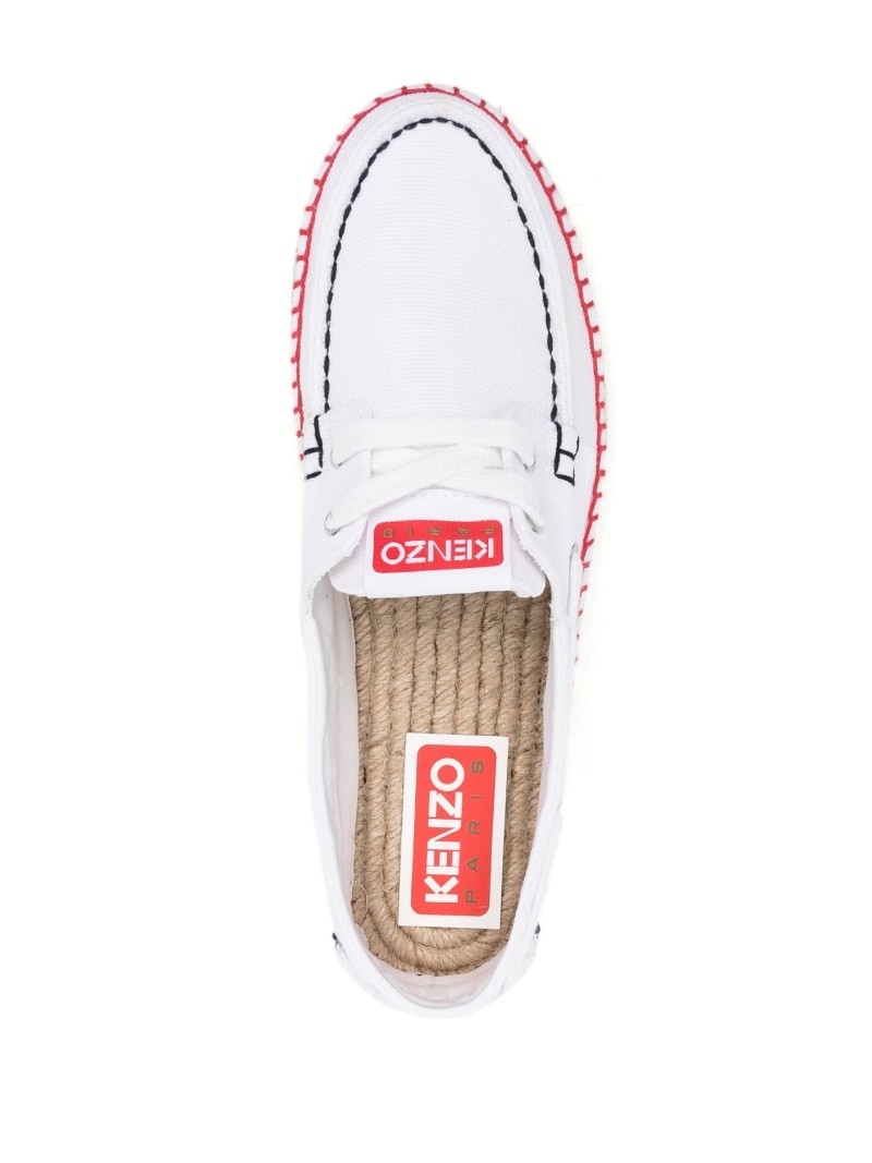 espadrille boat shoes - 4