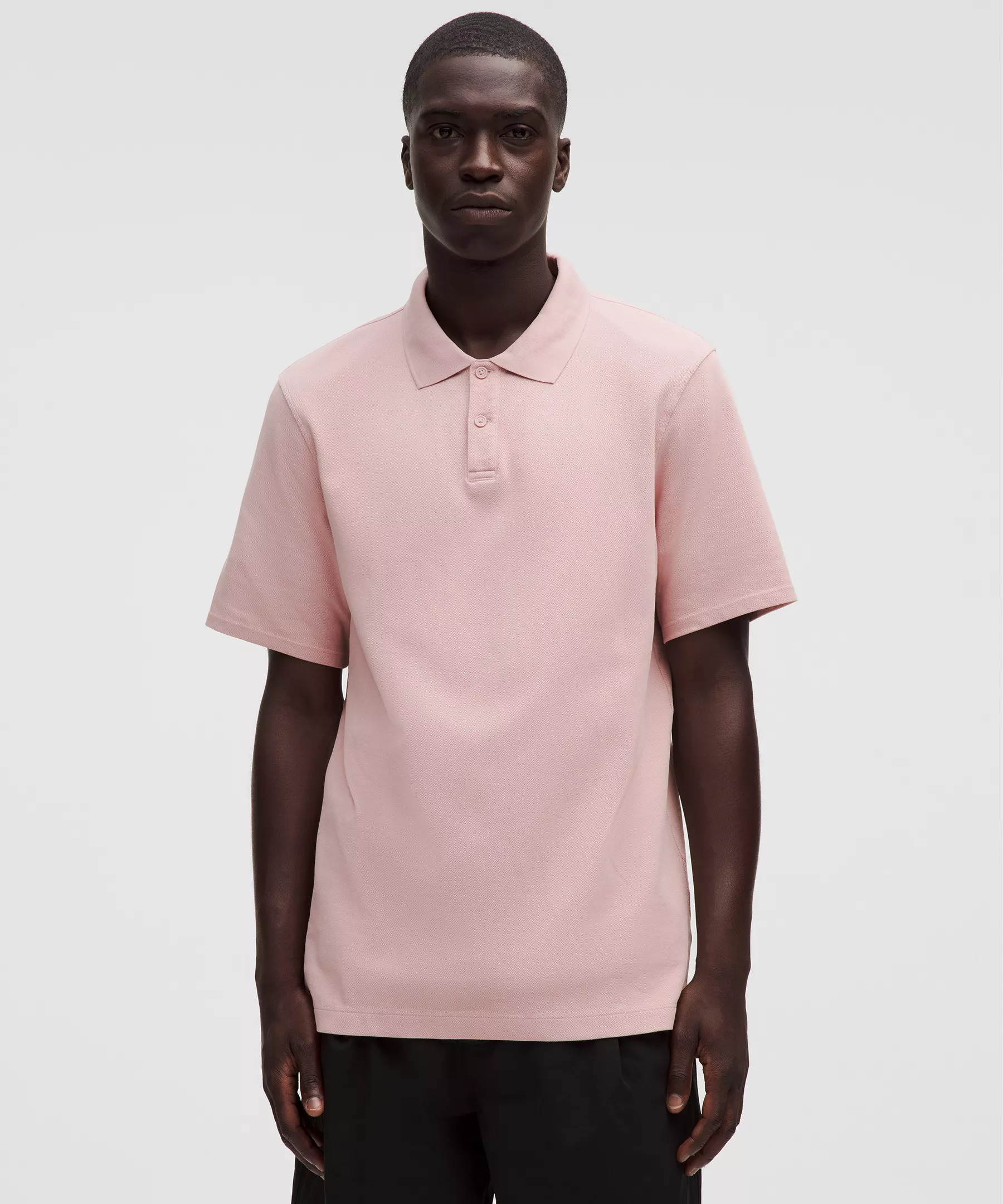 Cotton Pique Short-Sleeve Polo Shirt - 4