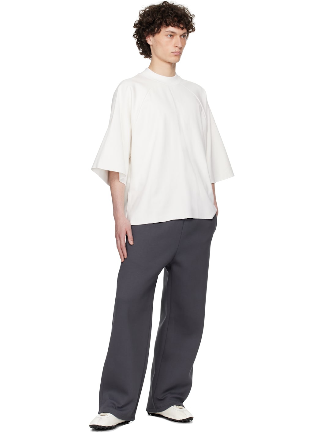 White Raglan Box T-shirt - 4