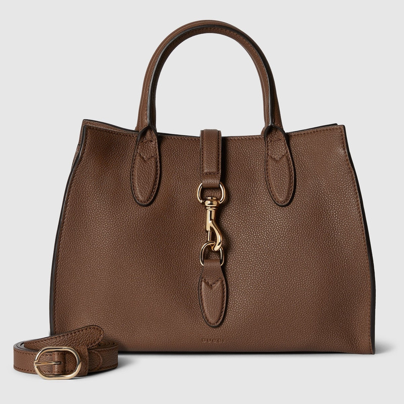 Medium tote bag with hook closure 5