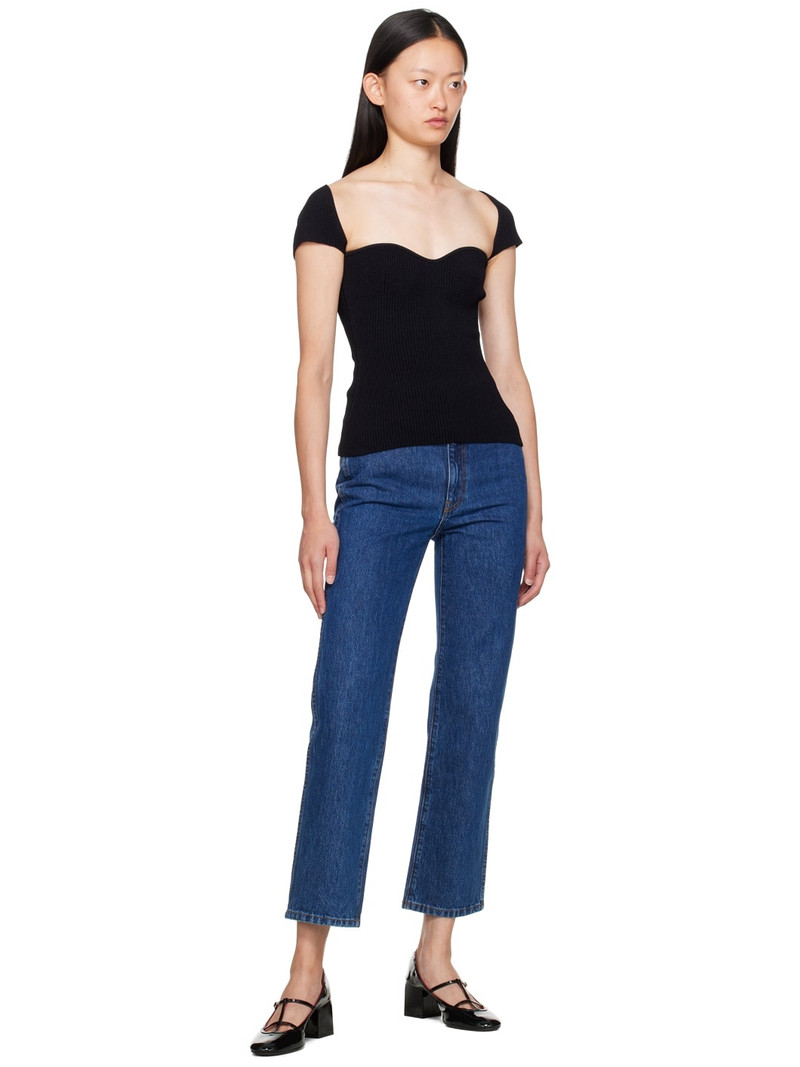 KHAITE Blue 'The Abigail' Jeans outlook