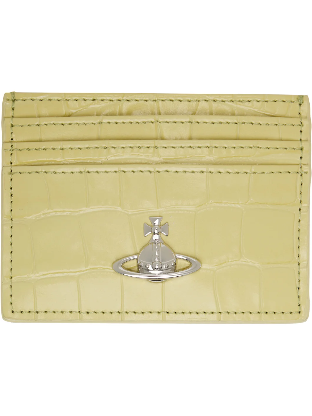 Green Flat Card Holder - 1