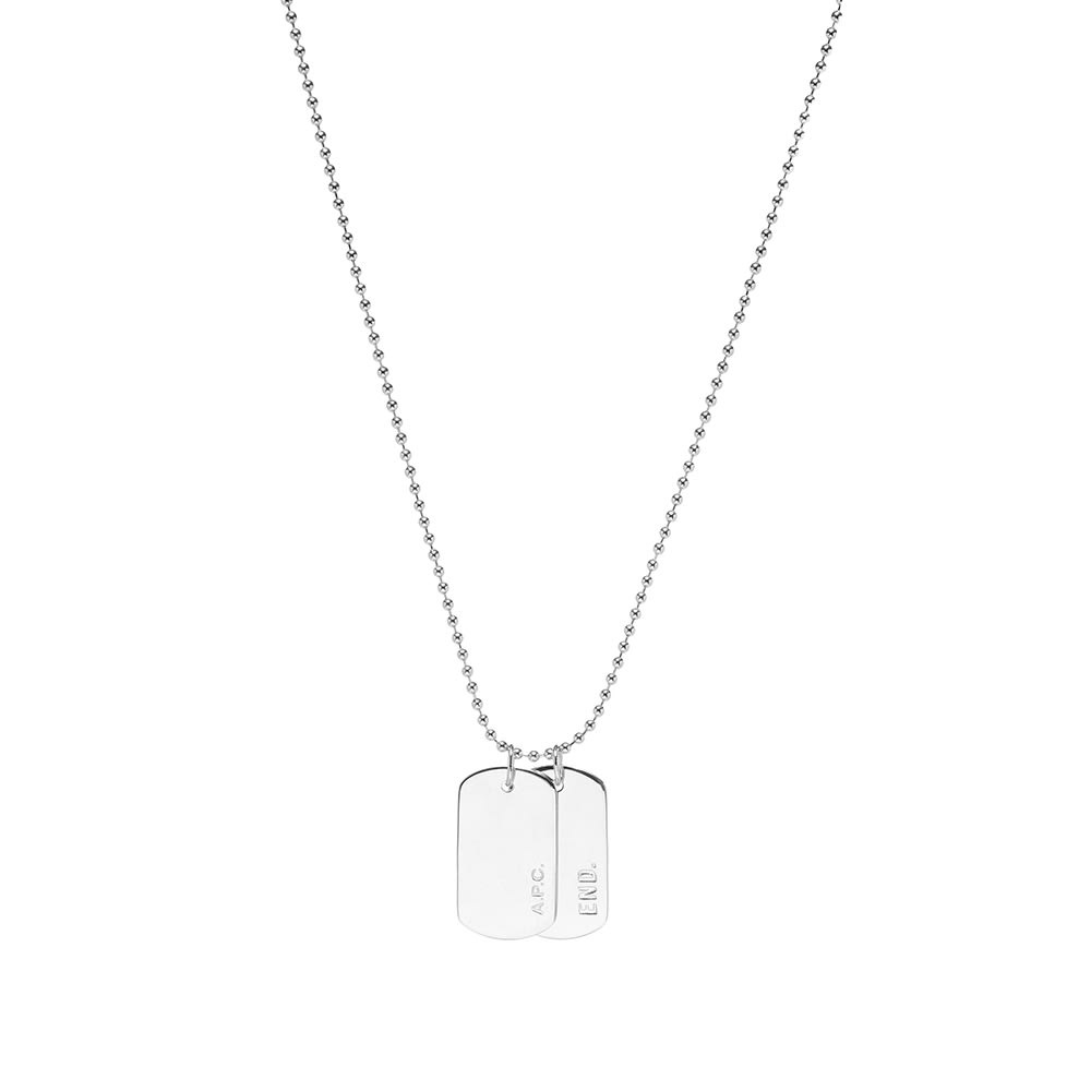 END. x A.P.C. Army Necklace - 1