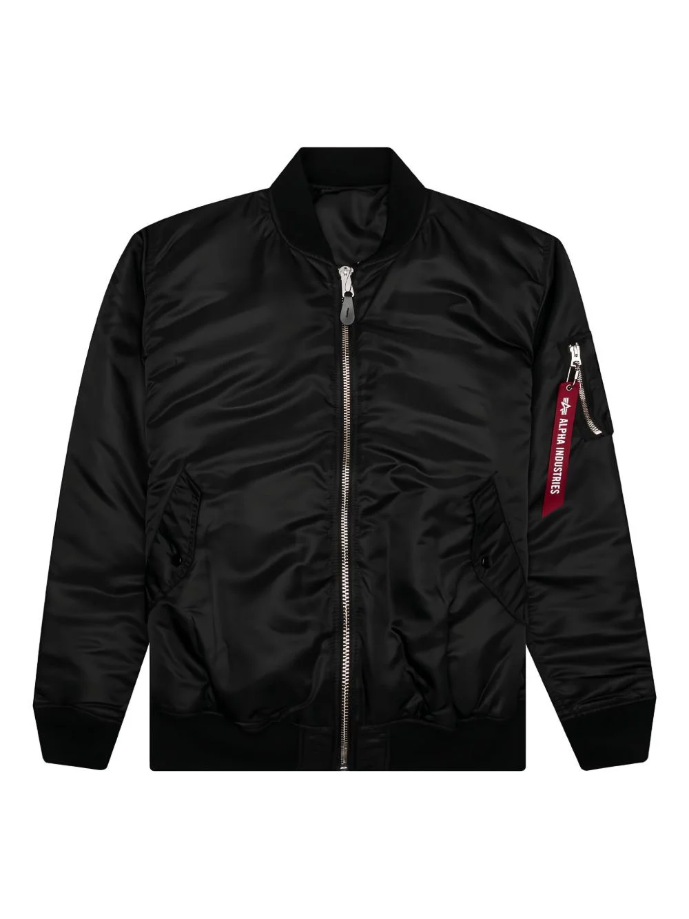 x Alpha Industries skull-patch MA-1 bomber jacket - 1