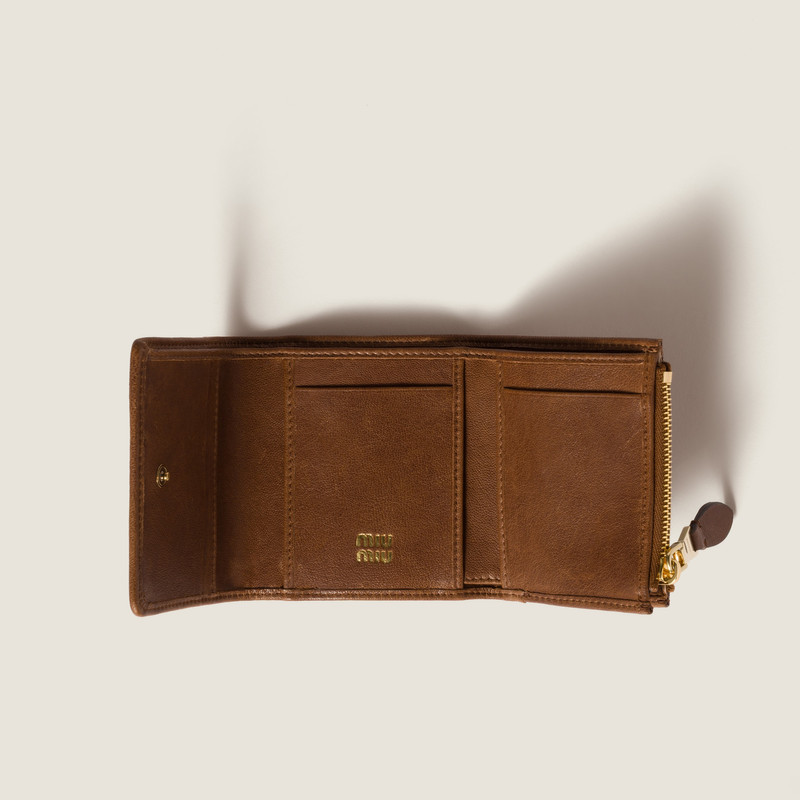Miu Miu Small nappa leather wallet outlook