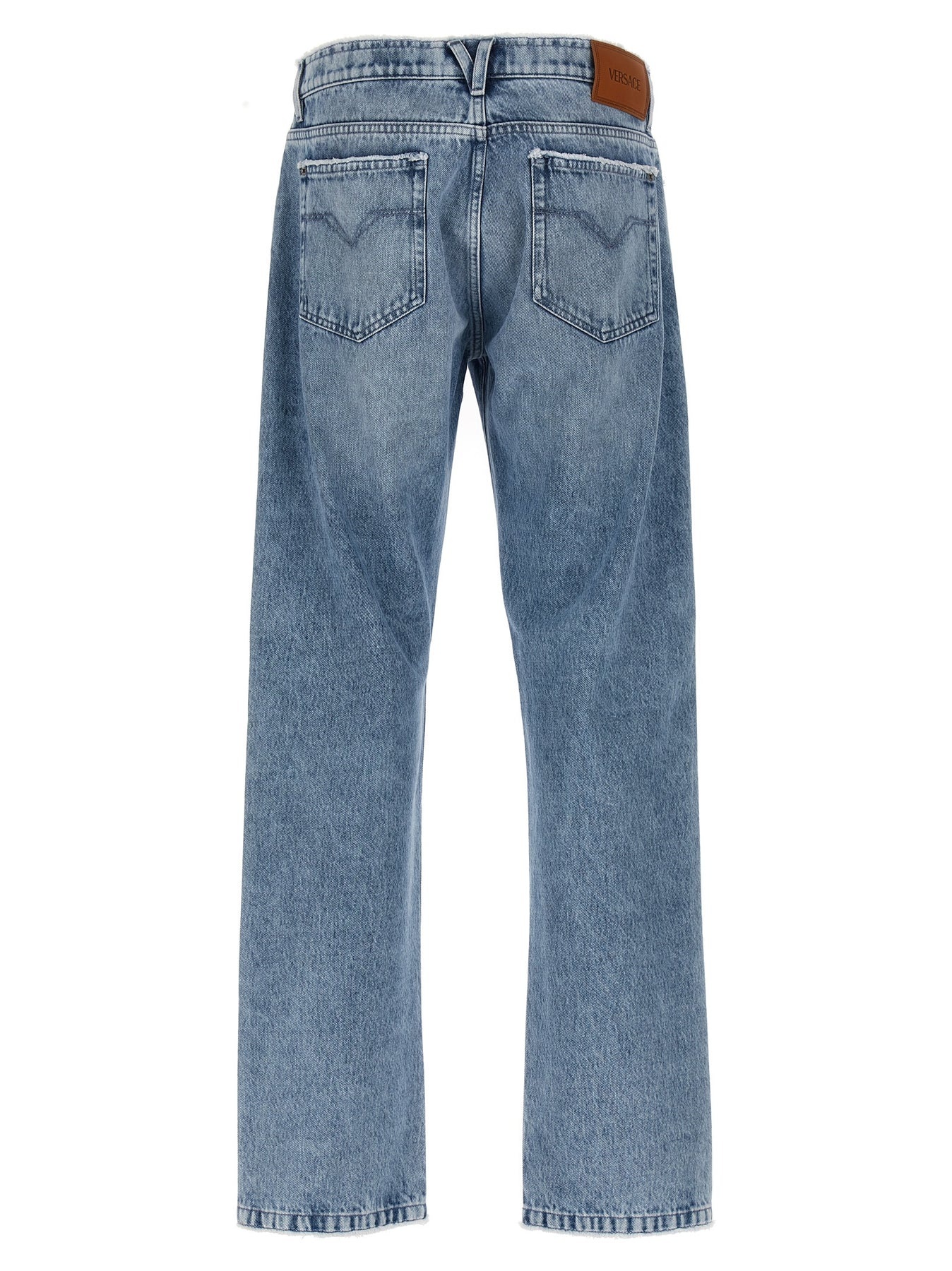 Fringed Jeans Light Blue - 2