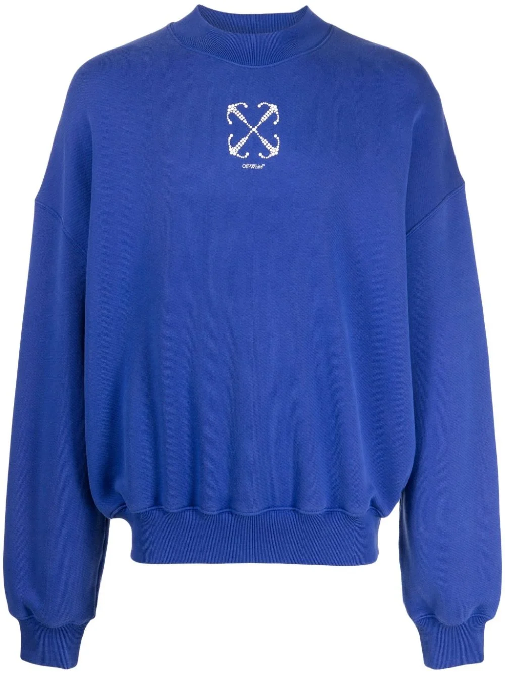 Arrows beaded cotton sweatshirt - 1
