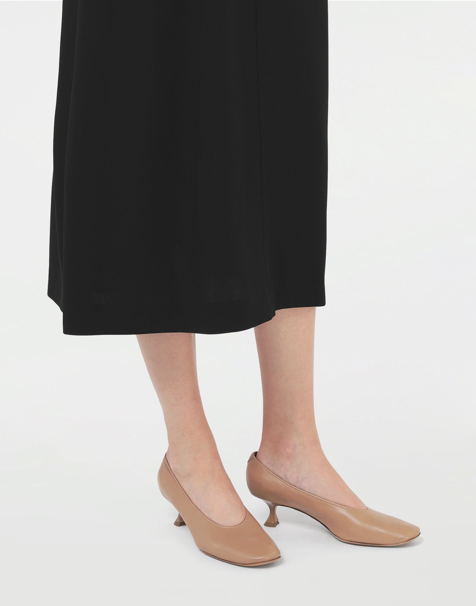 Flare kitten heel pumps - 2