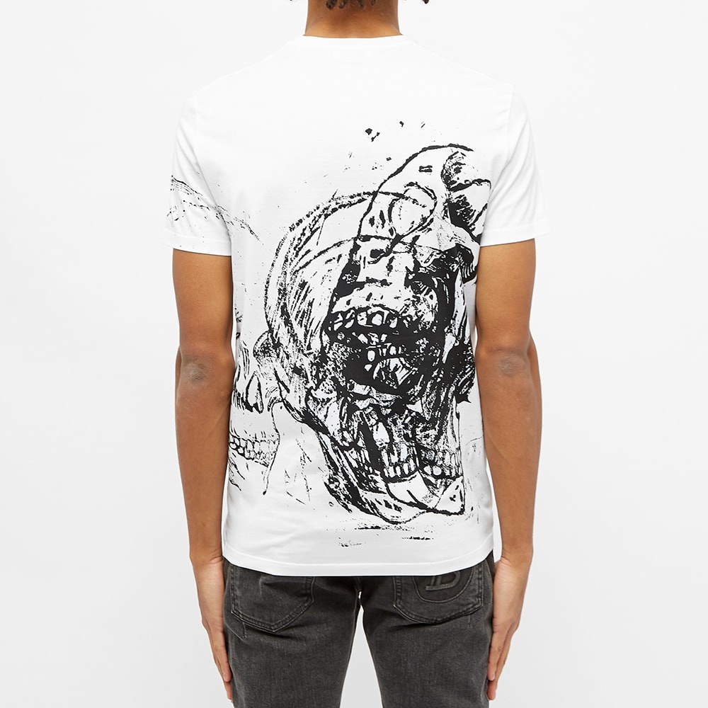 Alexander McQueen Scribble Skull Tee - 5