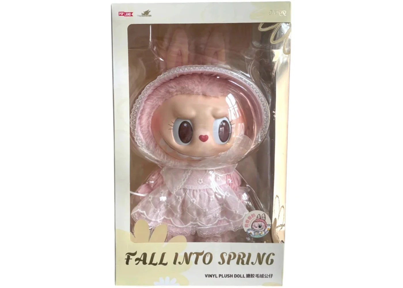 Pop Mart Labubu Mokoko Fall Into Spring Vinyl Plush Doll - 1