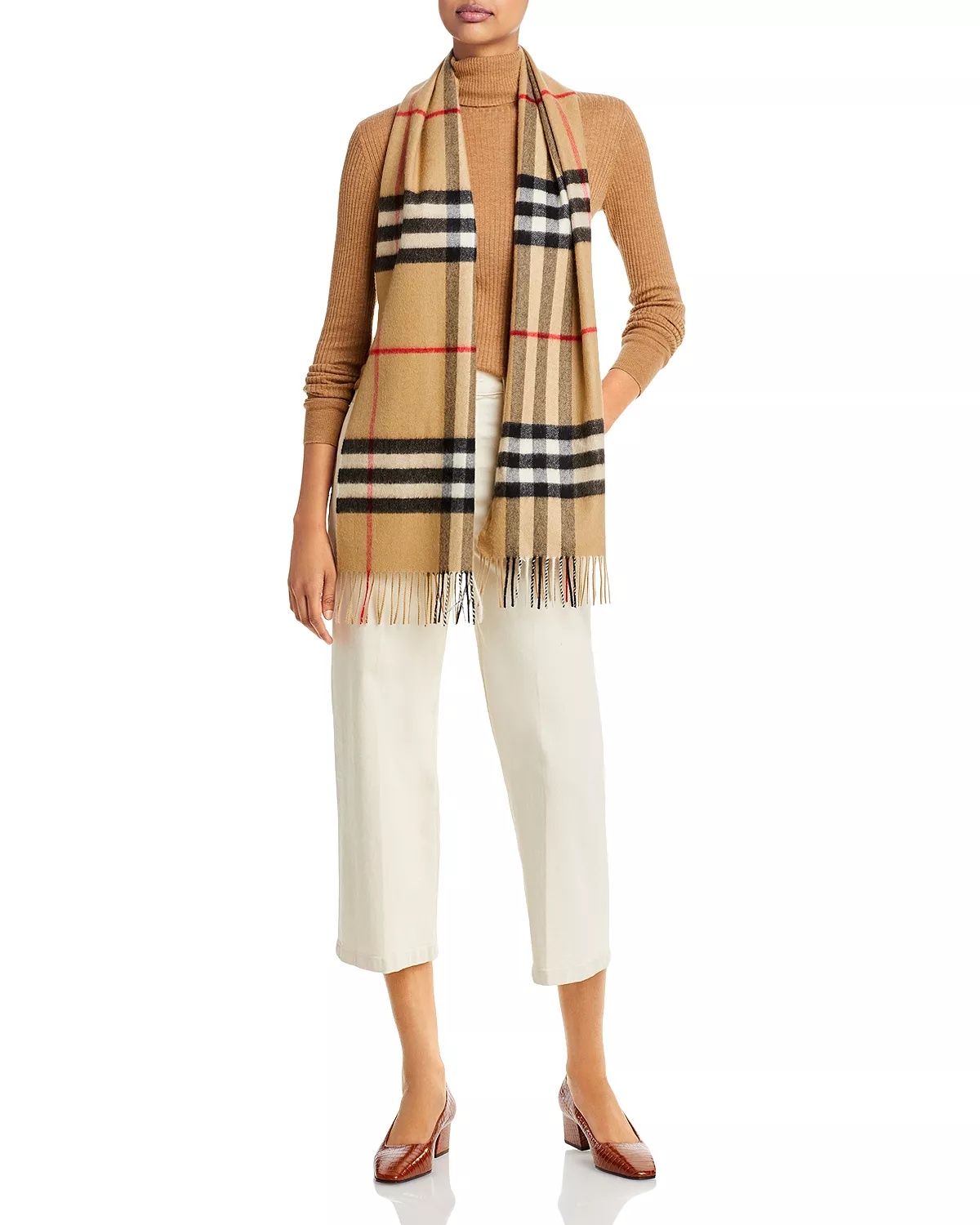 Classic Check Cashmere Scarf - 3