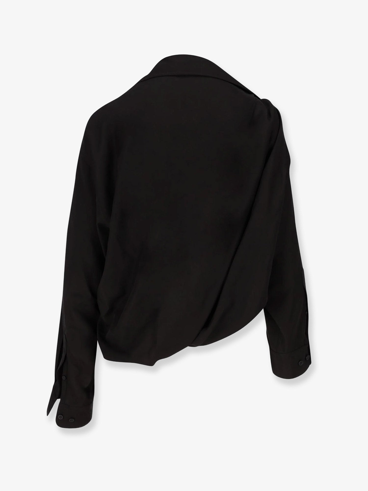 One Shoulder Lyocell Shirt - 4