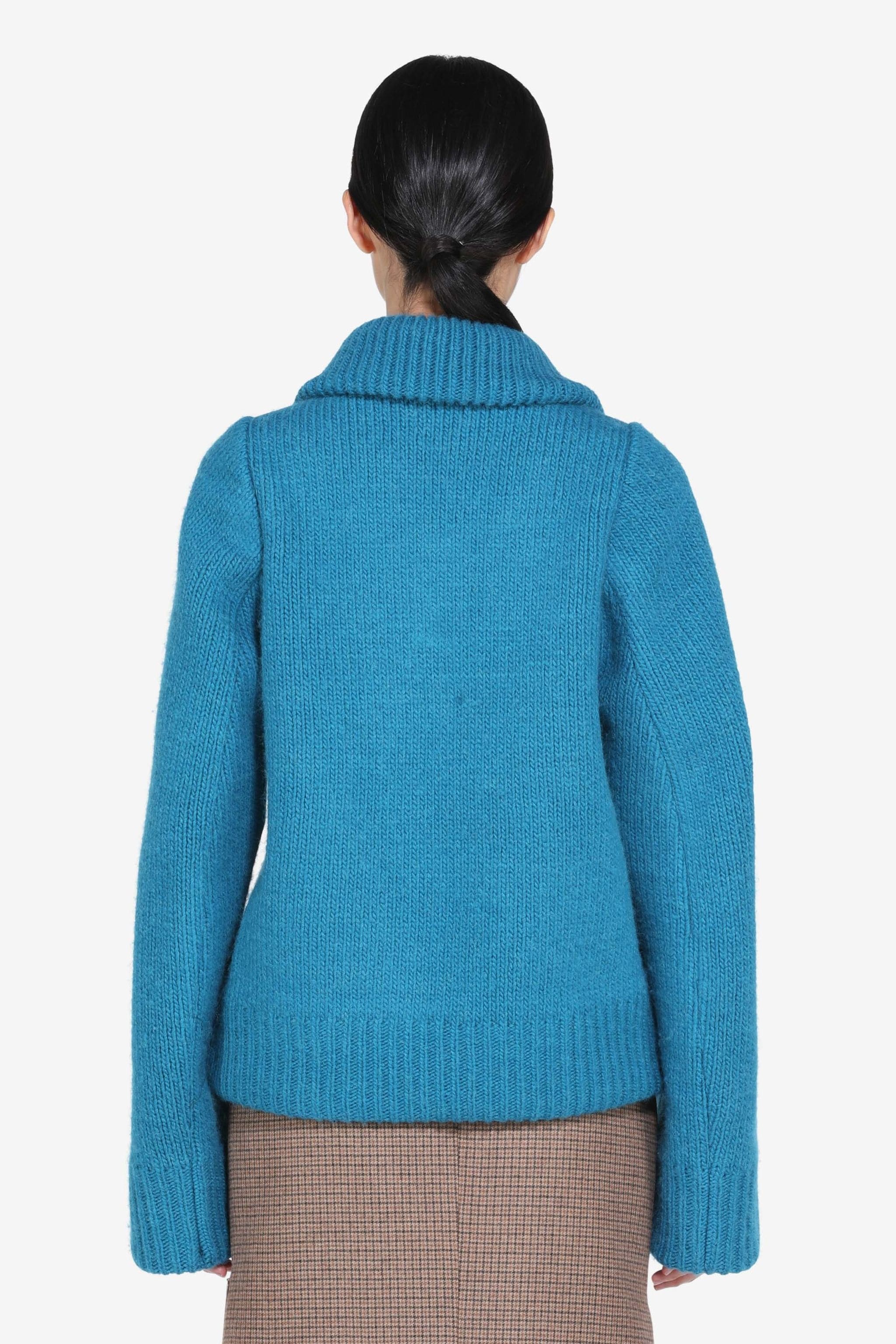 RIBBED POLO SWEATER - 2