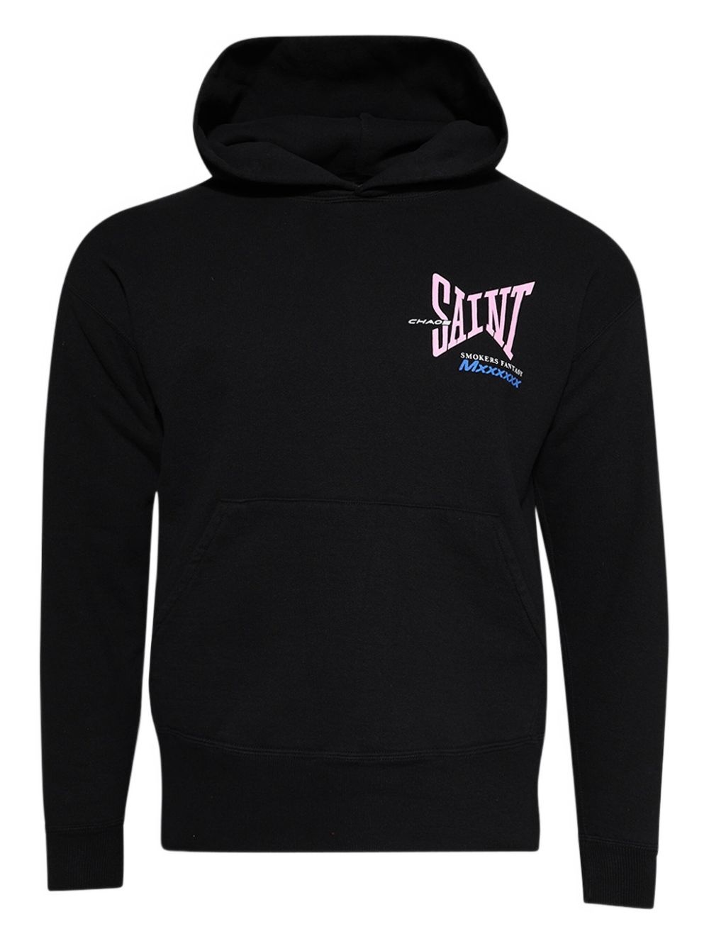 logo-print hoodie - 1