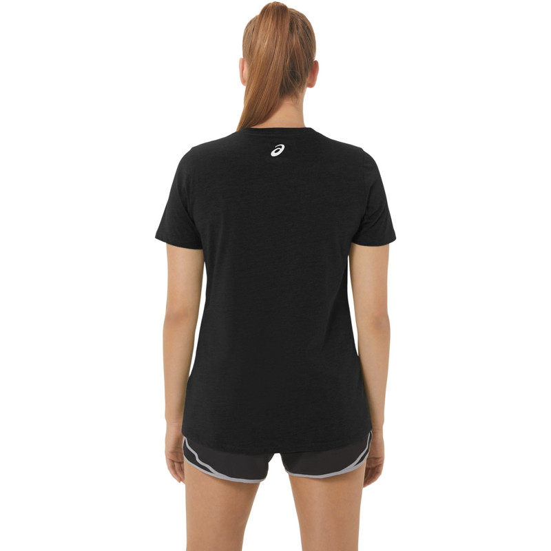 Asics WOMEN'S SUNFLOWER SLOGAN V-NECK outlook