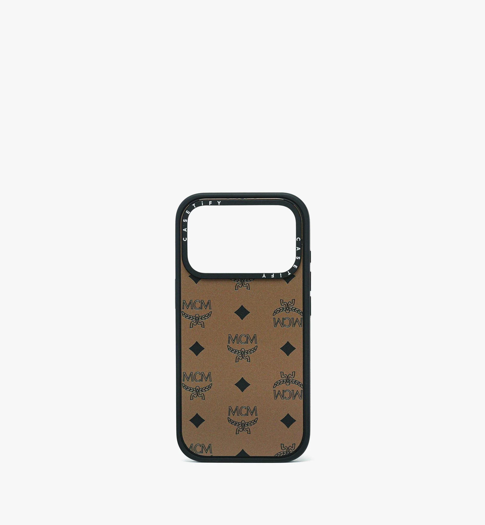 iPhone 17 Pro MCM X CASETiFY Monogram Impact iPhone Case - 1