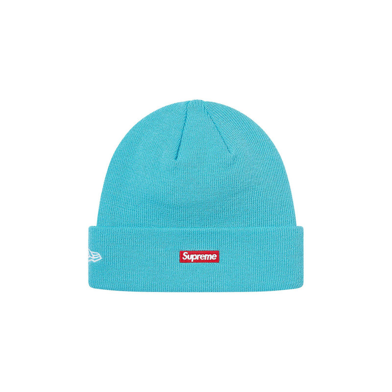 Supreme Supreme x New Era x Swarovski S Logo Beanie 'Light Aqua' outlook