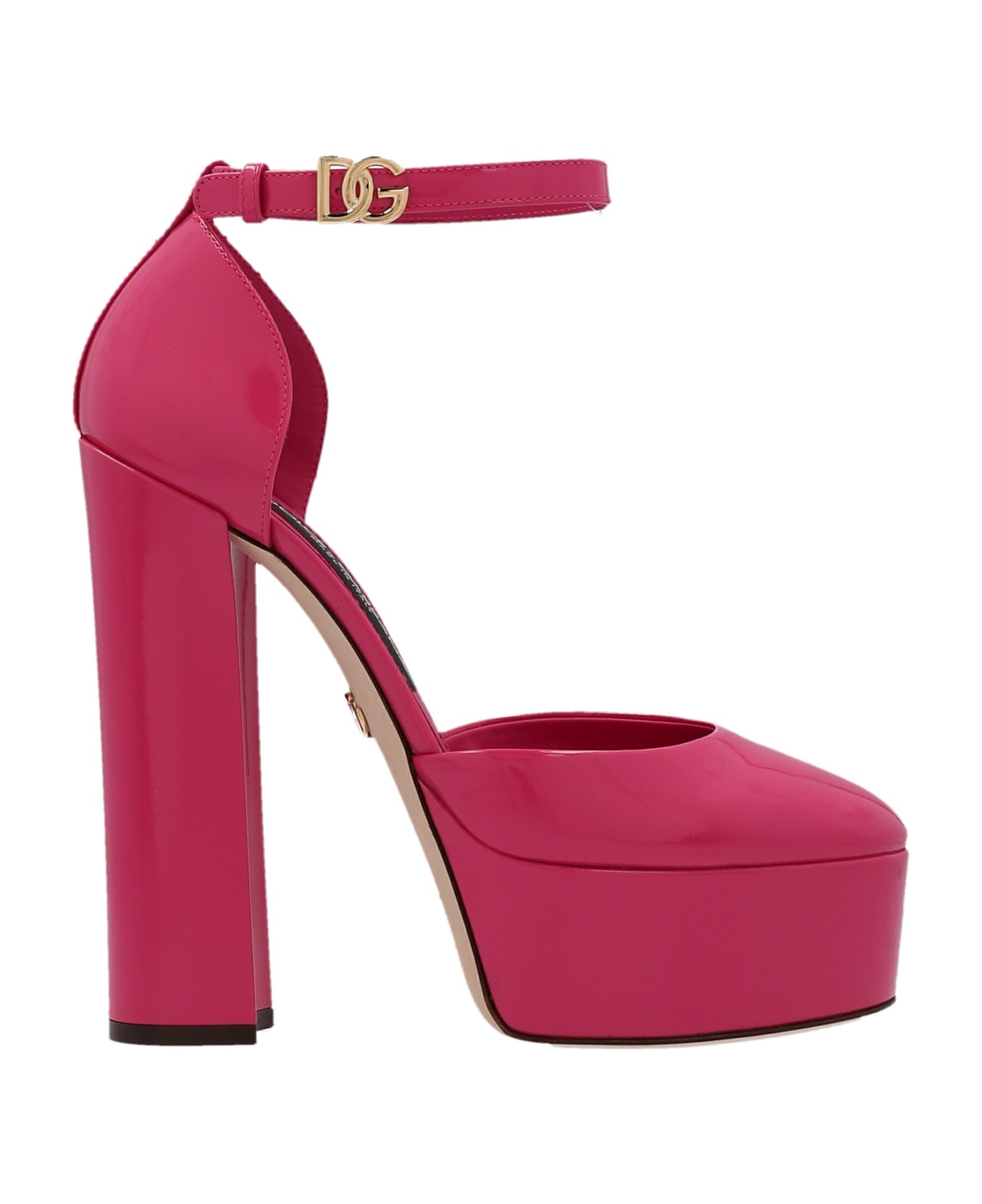 Leather Platform Pumps - 1