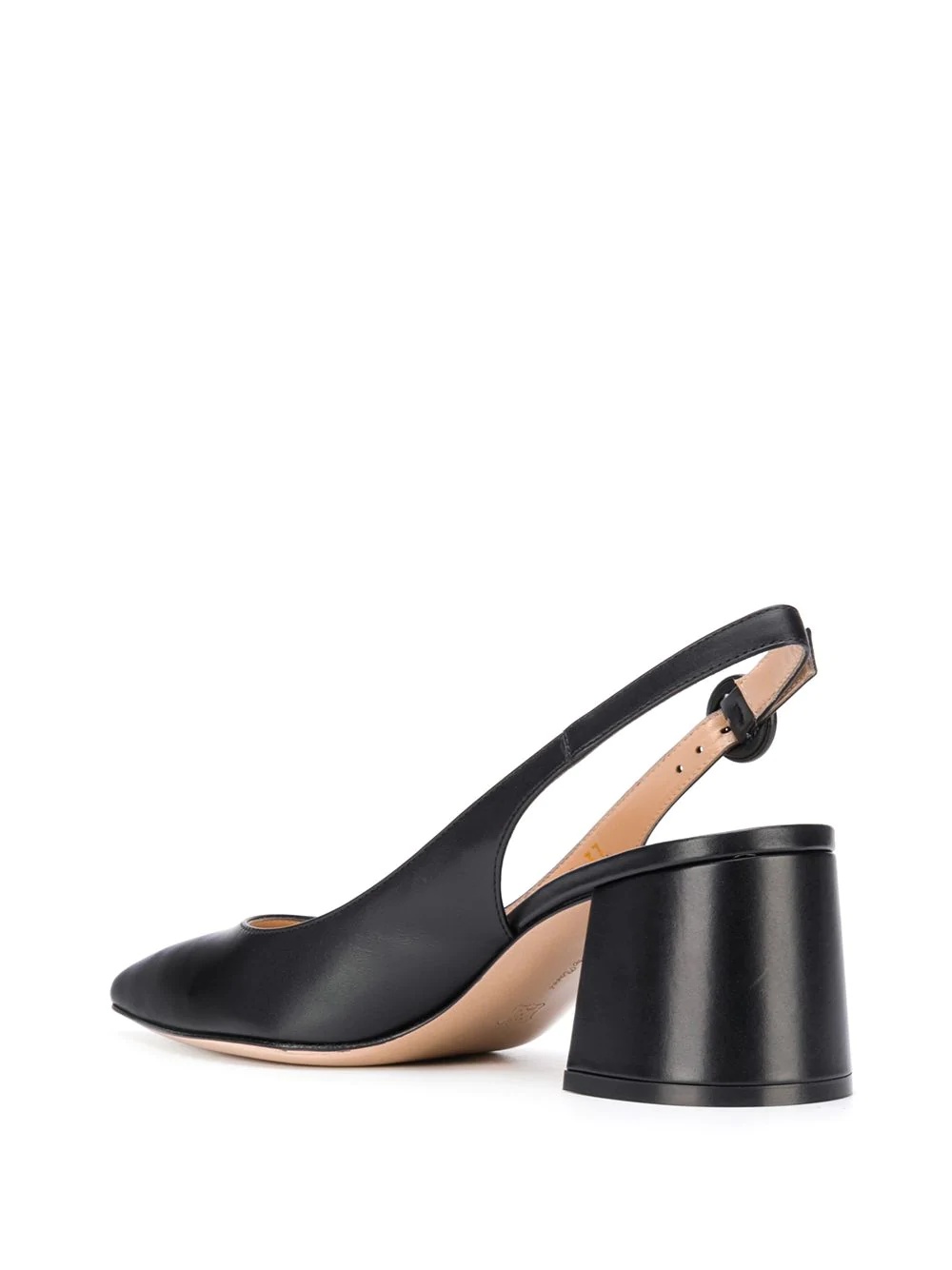 block heel slingback pumps - 3