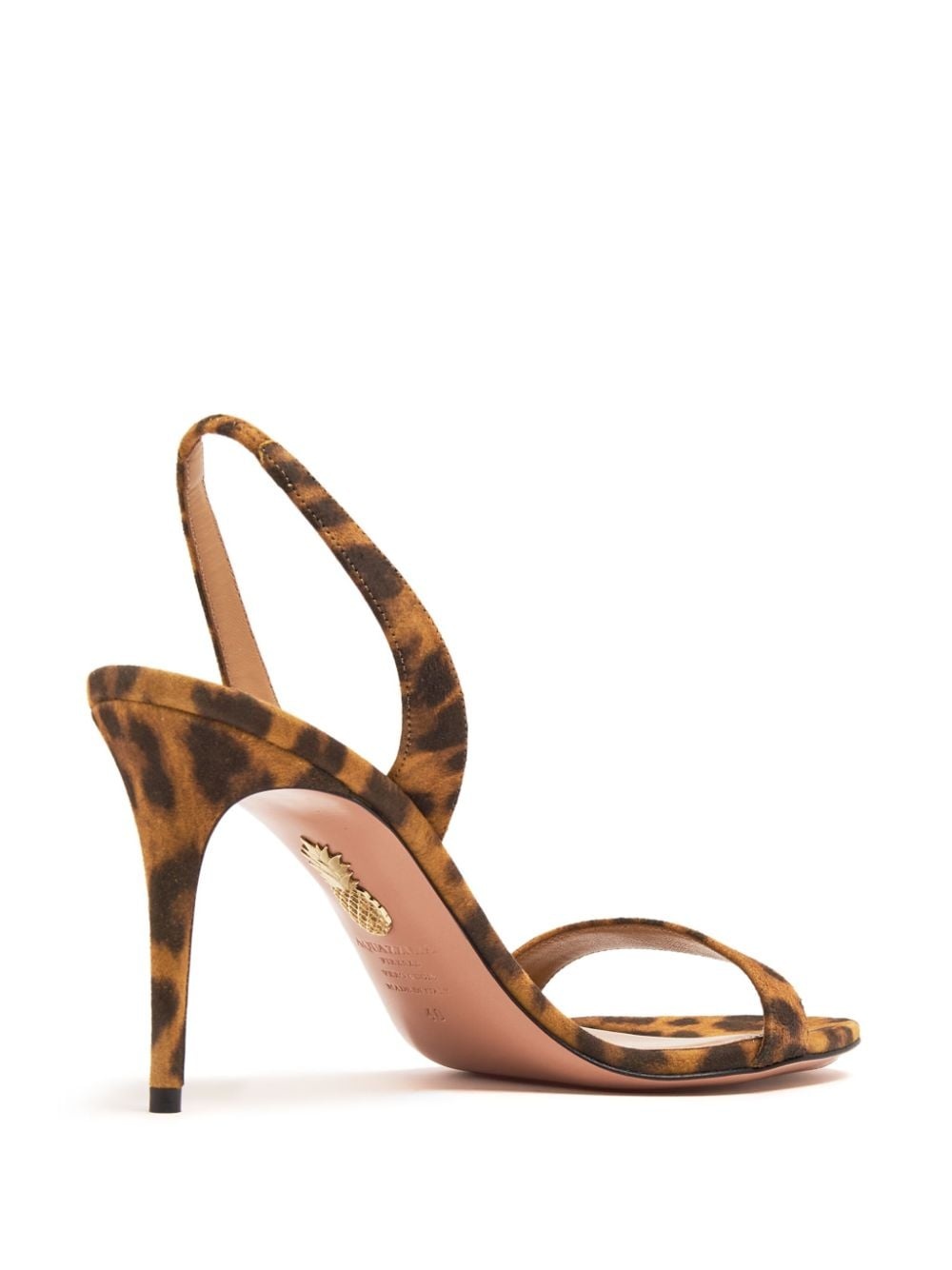 So Nude 85mm leather sandals - 4