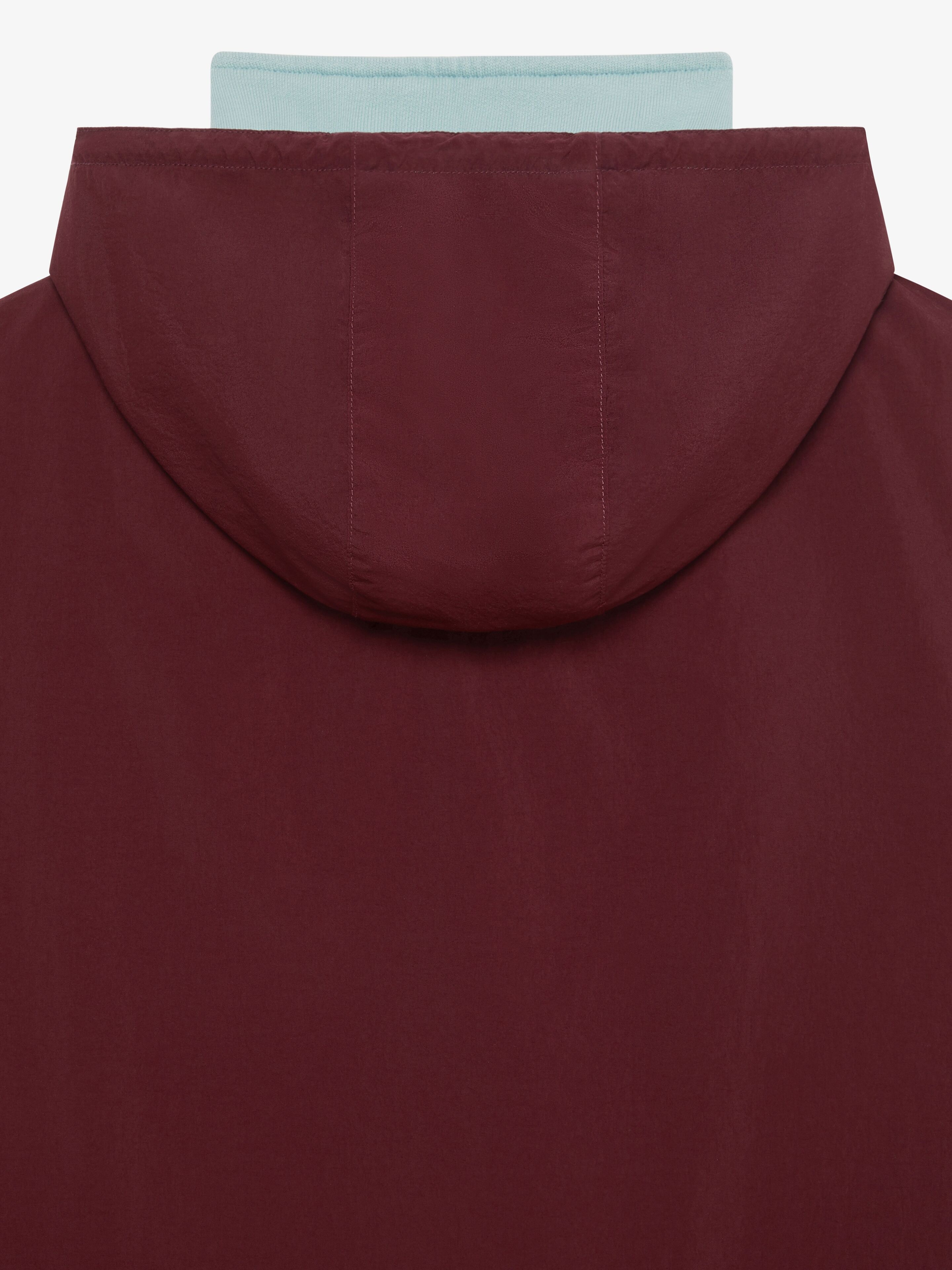 DOUBLE LAYERED HOODIE IN FLEECE - 7