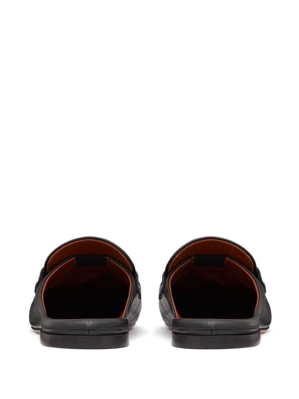 VLogo leather slippers - 3