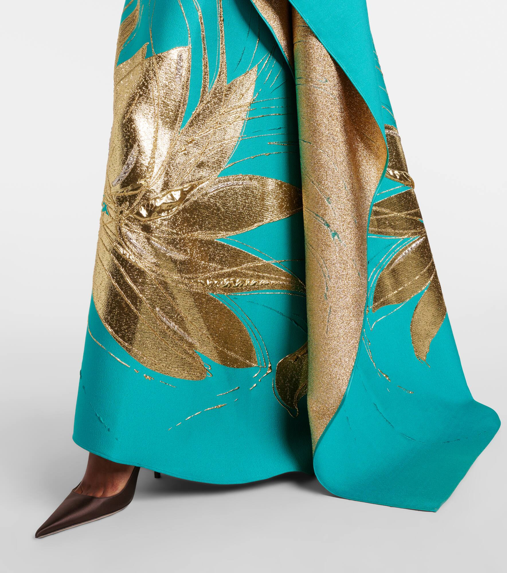 Iman jacquard brocade kaftan - 6