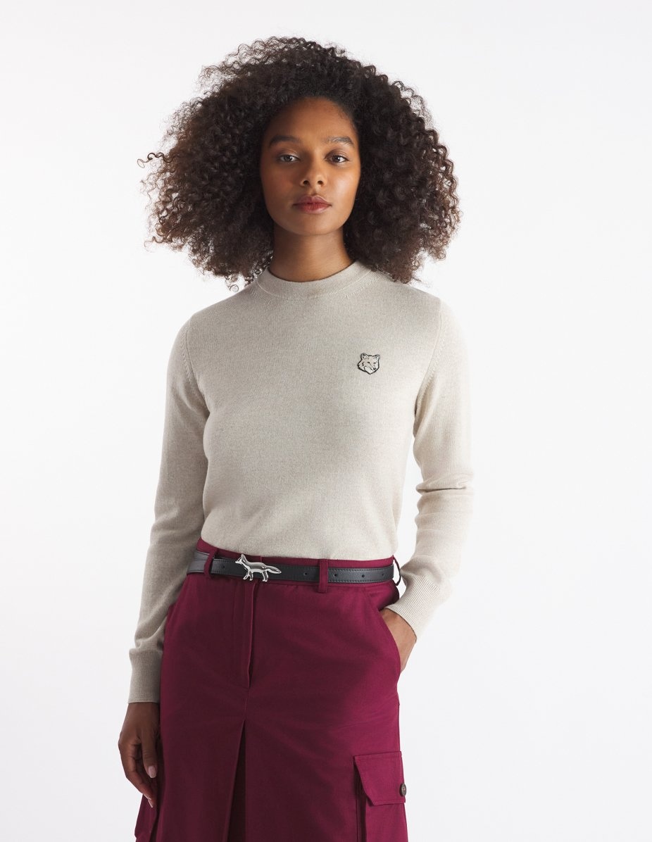 BOLD FOX HEAD PATCH REGULAR JUMPER - 3