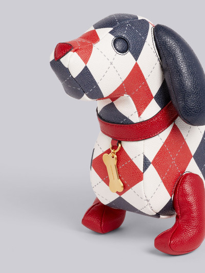 Thom Browne Tricolor Pebbled Calfskin Argyle Mini Hector Bag outlook