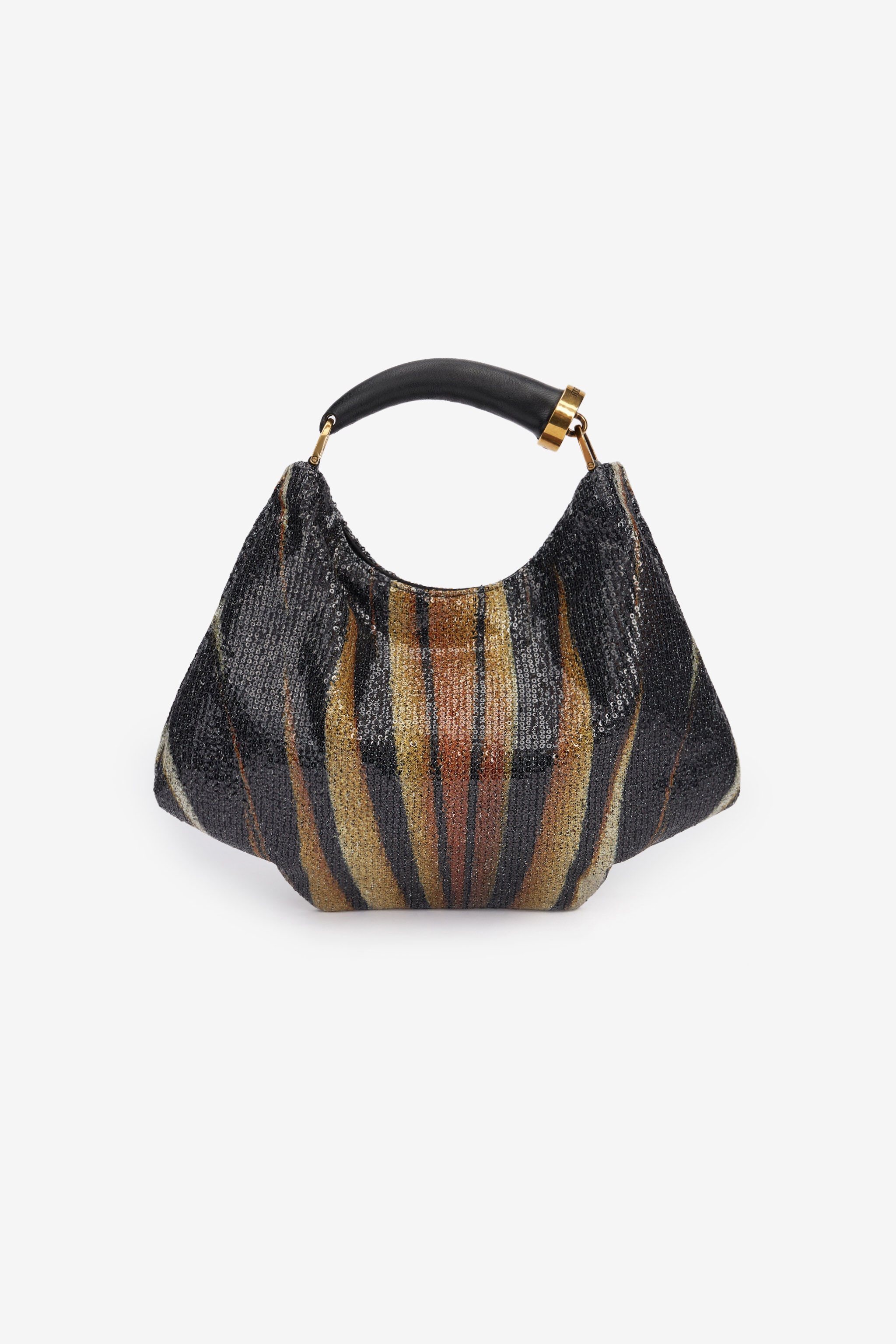 Fang Small Hobo Bag with Sequins - 3