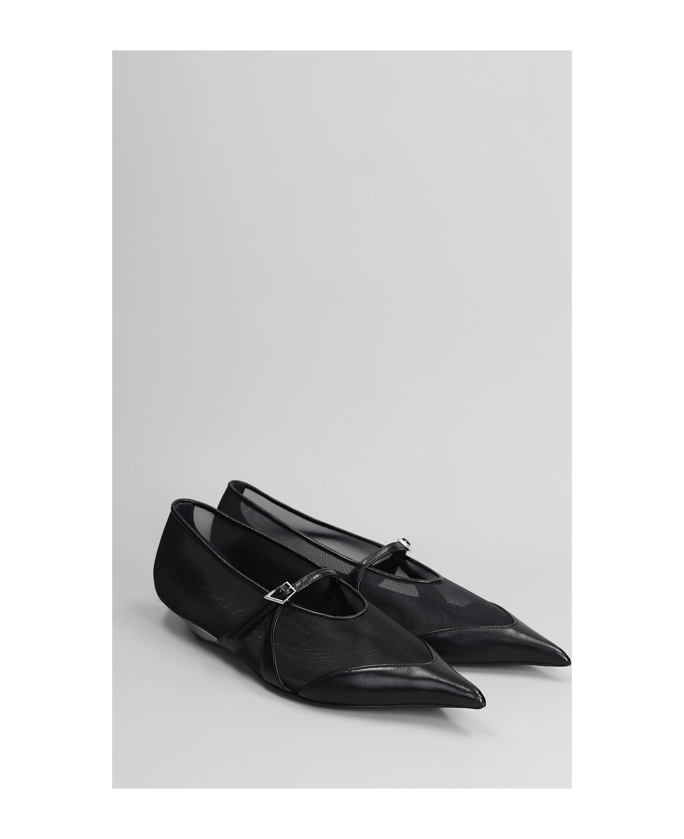 Ballet Flats In Black Polyamide - 2