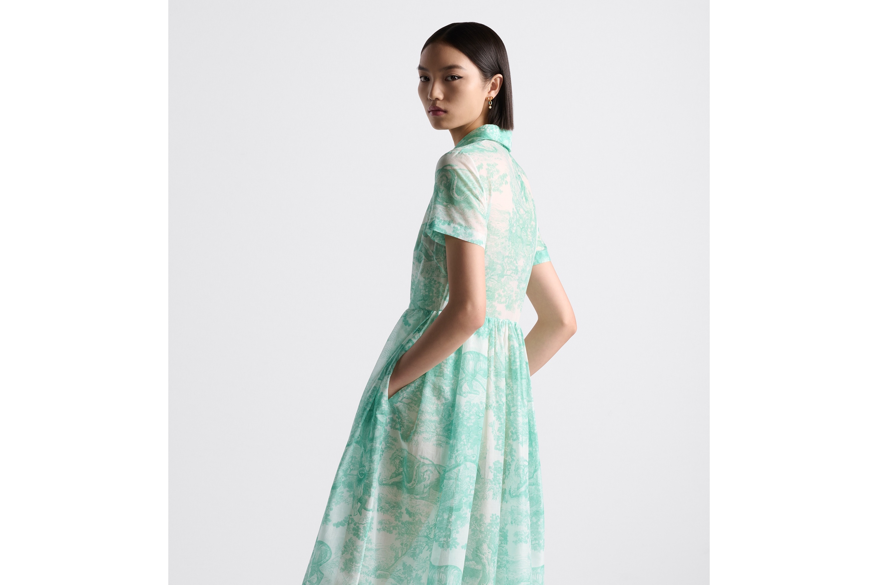 Dioriviera Mid-Length Shirt Dress - 4