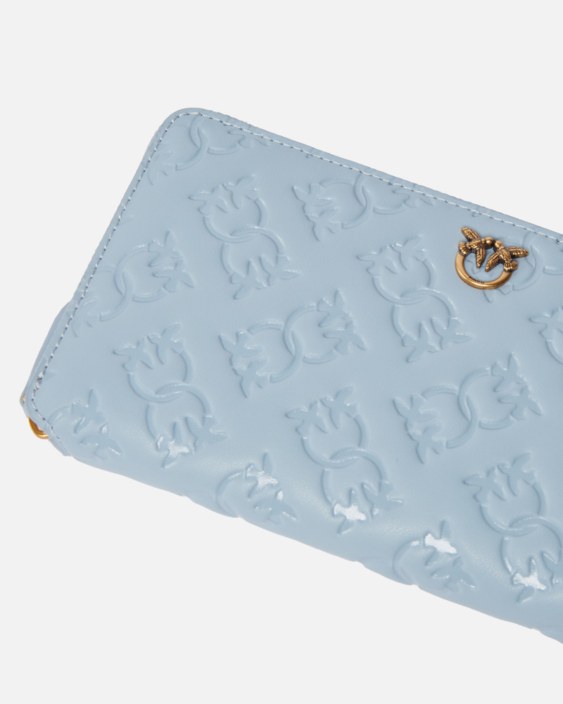 RECTANGULAR LEATHER MONOGRAM WALLET 4