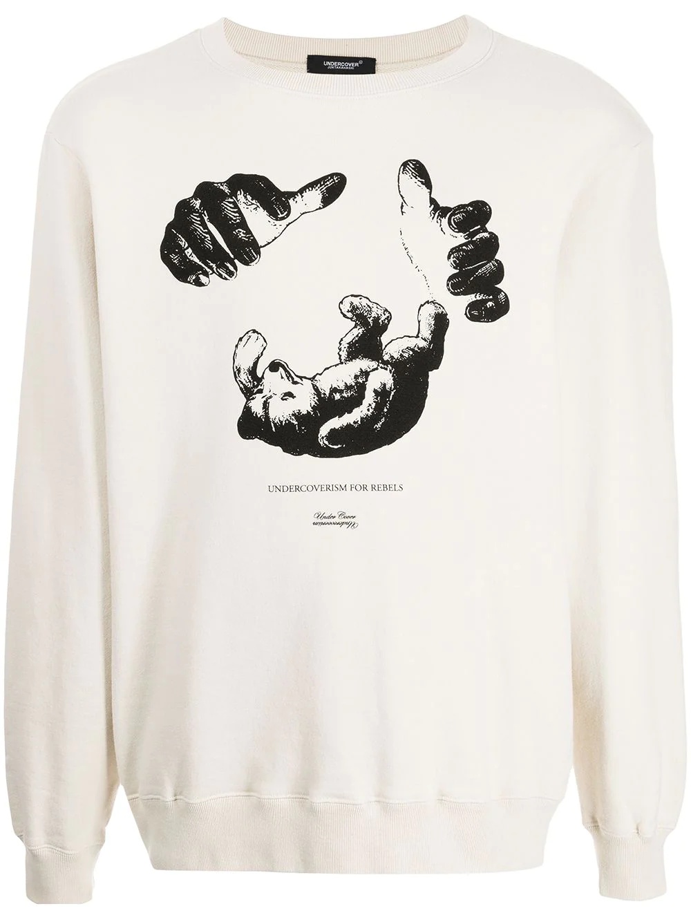 graphic print sweatshirt - 1